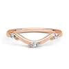 Willow Curved Lab Grown Diamond Band