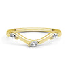 Willow Curved Lab Grown Diamond Band
