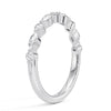 Celestial Embrace Half Eternity Lab Grown Diamond Ring