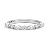 Celestial Embrace Half Eternity Lab Grown Diamond Ring