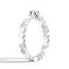 Geometric Lab Grown Diamond Promise Ring