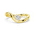 Pear Shaped Solitaire Wave Promise Ring