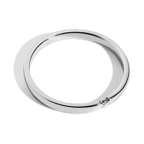 Petite Solitaire Promise Ring