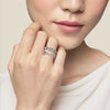 Intertwined Pave Studded Promise Ring