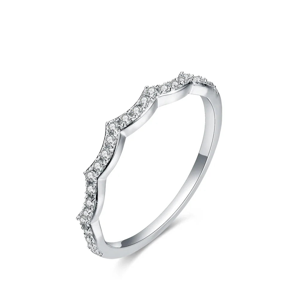 VVS 1 D Color Wedding Stackble Rings.