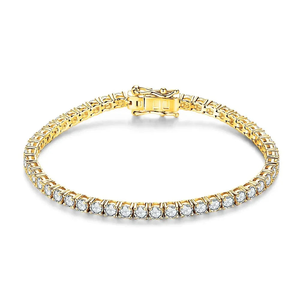 VVS1 D Color 3.5mm Tennis Moissanite Bracelet | S925.