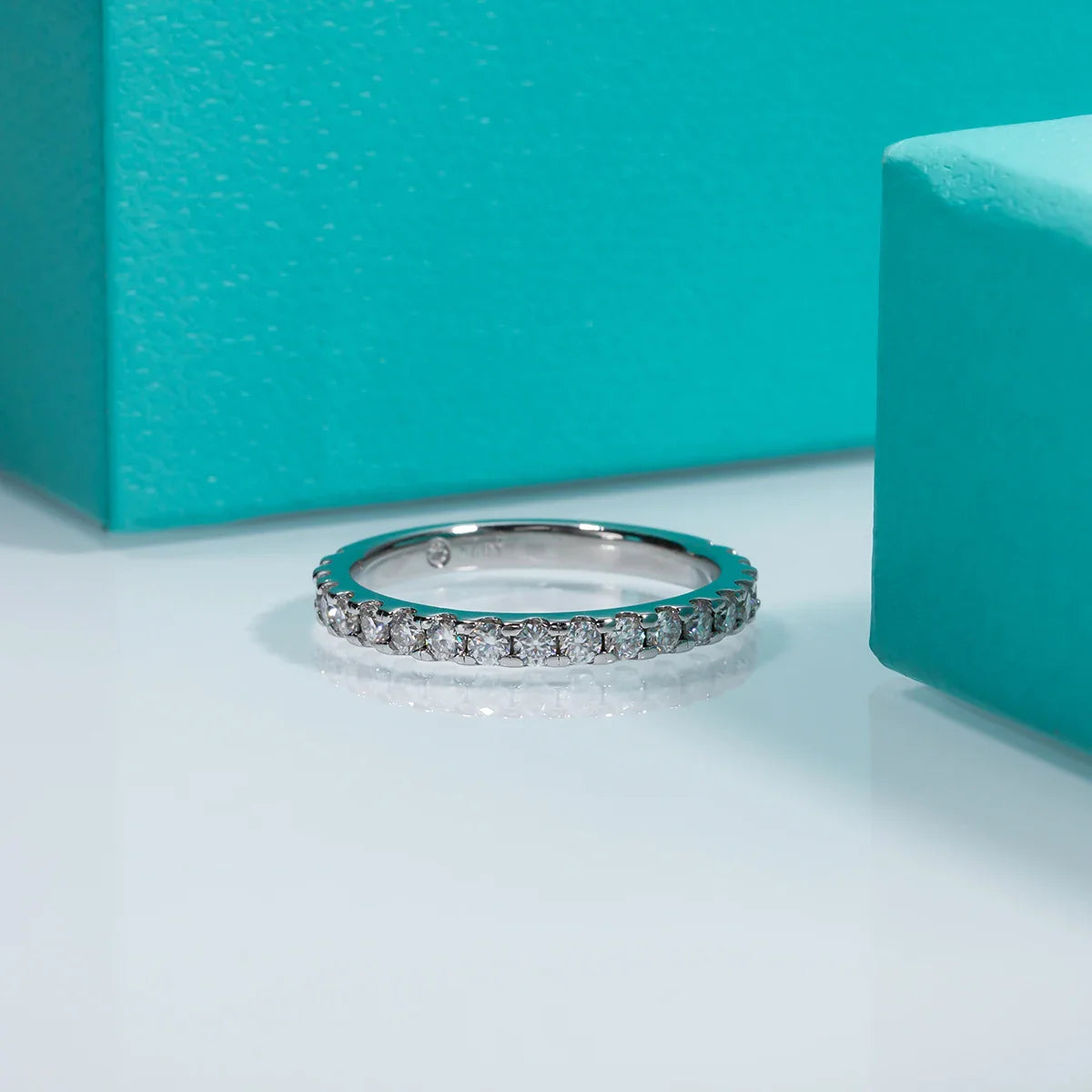 1.9MM D Color Moissanite Wedding Band
