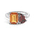 Toi et Moi Personalized Citrine Birthstone Anniversary Ring