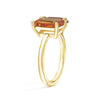 Toi et Moi Personalized Citrine Birthstone Anniversary Ring