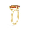 Toi et Moi Personalized Citrine Birthstone Anniversary Ring