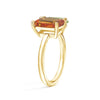 Toi et Moi Personalized Citrine Birthstone Anniversary Ring