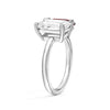 Toi et Moi Personalized White Sapphire Birthstone Anniversary Ring