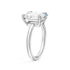 Toi et Moi Personalized White Sapphire Birthstone Anniversary Ring
