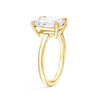 Toi et Moi Personalized White Sapphire Birthstone Anniversary Ring