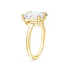 Toi et Moi Personalized White Sapphire Birthstone Anniversary Ring