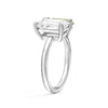 Toi et Moi Personalized White Sapphire Birthstone Anniversary Ring