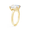 Toi et Moi Personalized White Sapphire Birthstone Anniversary Ring