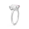 Toi et Moi Personalized White Sapphire Birthstone Anniversary Ring