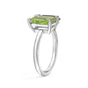 Toi et Moi Personalized Peridot Birthstone Anniversary Ring
