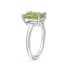 Toi et Moi Personalized Peridot Birthstone Anniversary Ring
