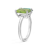 Toi et Moi Personalized Peridot Birthstone Anniversary Ring