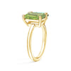 Toi et Moi Personalized Peridot Birthstone Anniversary Ring
