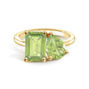 Toi et Moi Personalized Peridot Birthstone Anniversary Ring