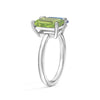 Toi et Moi Personalized Peridot Birthstone Anniversary Ring