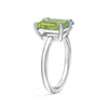Toi et Moi Personalized Peridot Birthstone Anniversary Ring
