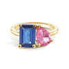 Toi et Moi Personalized Sapphire Birthstone Anniversary Ring