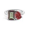 Toi et Moi Personalized Alexandrite Birthstone Anniversary Ring