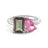Toi et Moi Personalized Alexandrite Birthstone Anniversary Ring